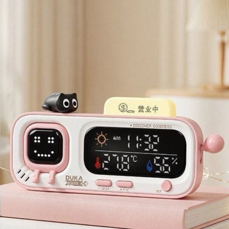 Thermometer Digital - Relógio Digital Inteligente DUKA MOODA para