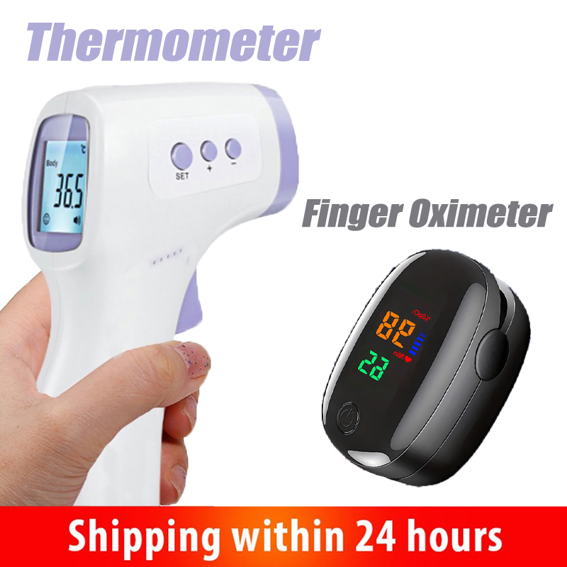 Pulse Oximeter - Termômetro Infravermelho Sem Contato para Testa