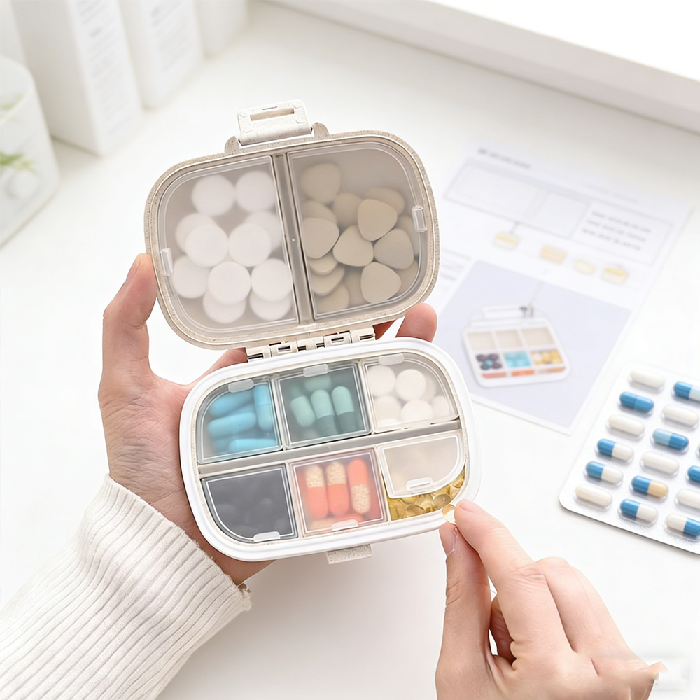 First Aid Kit - Estojo Portátil para Armazenamento de Medicamentos,