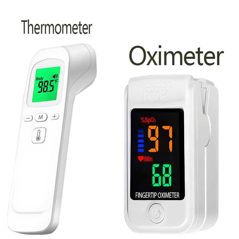 Pulse Oximeter - Termômetro Digital de Testa Eletrônico Sem