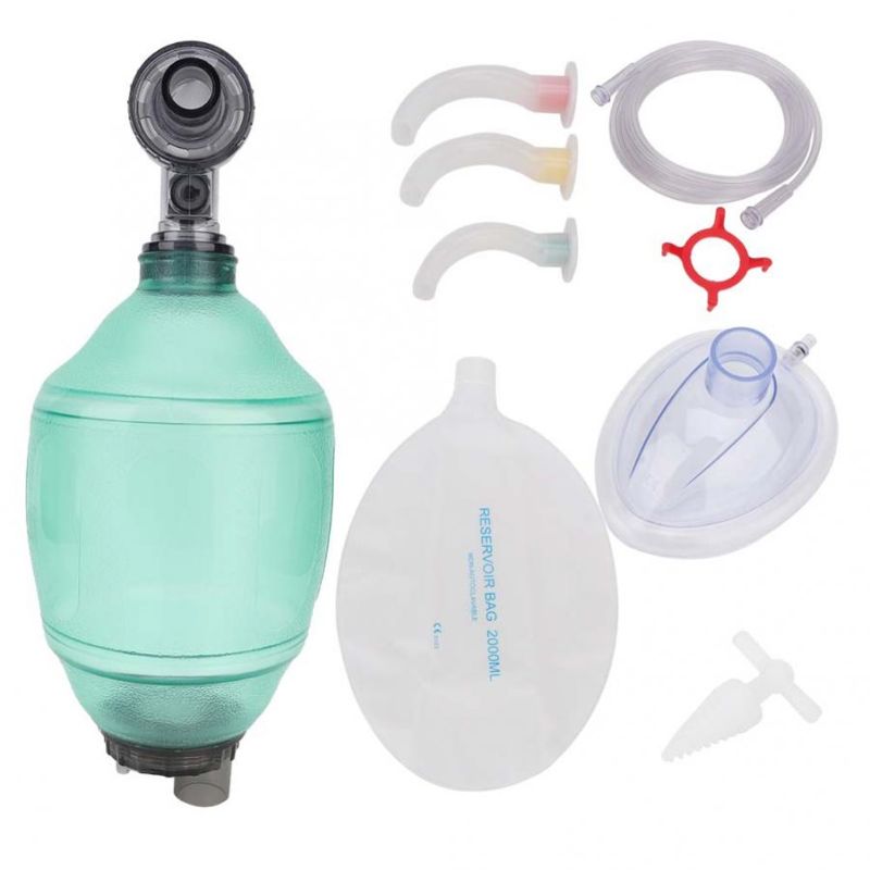 First Aid Kit - Adultos manual ressuscitador pvc ambu saco