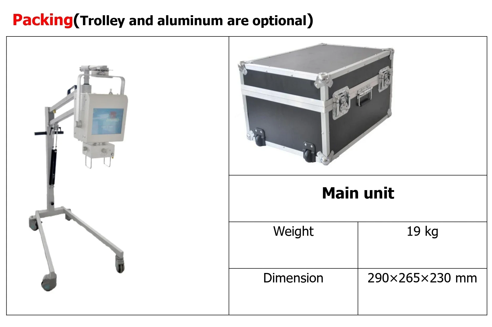 Equipamento de Raio-X Móvel Po - Xlab Medical avaliação e preço