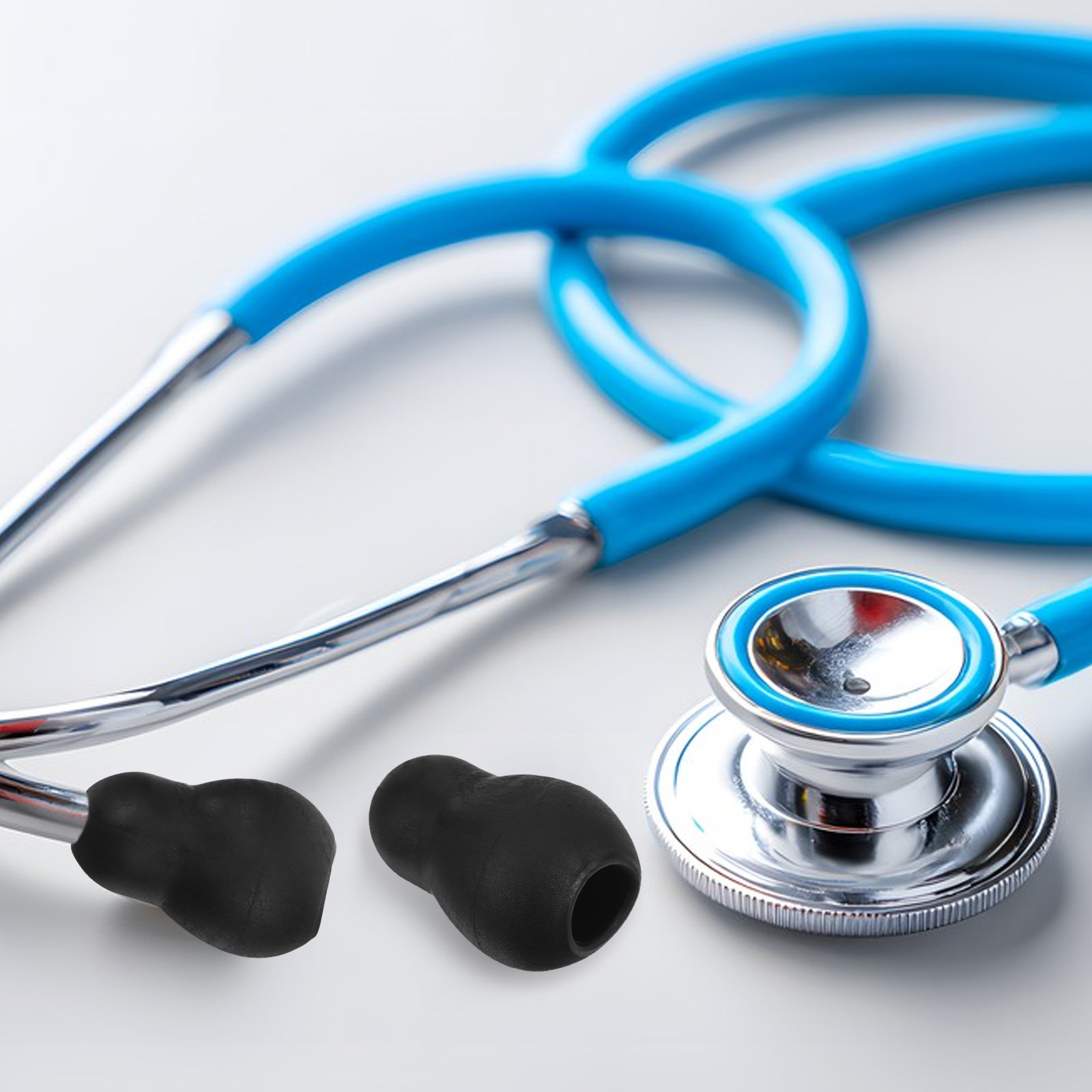 5 pares de peças de substituiç - Stethoscope avaliação e preço