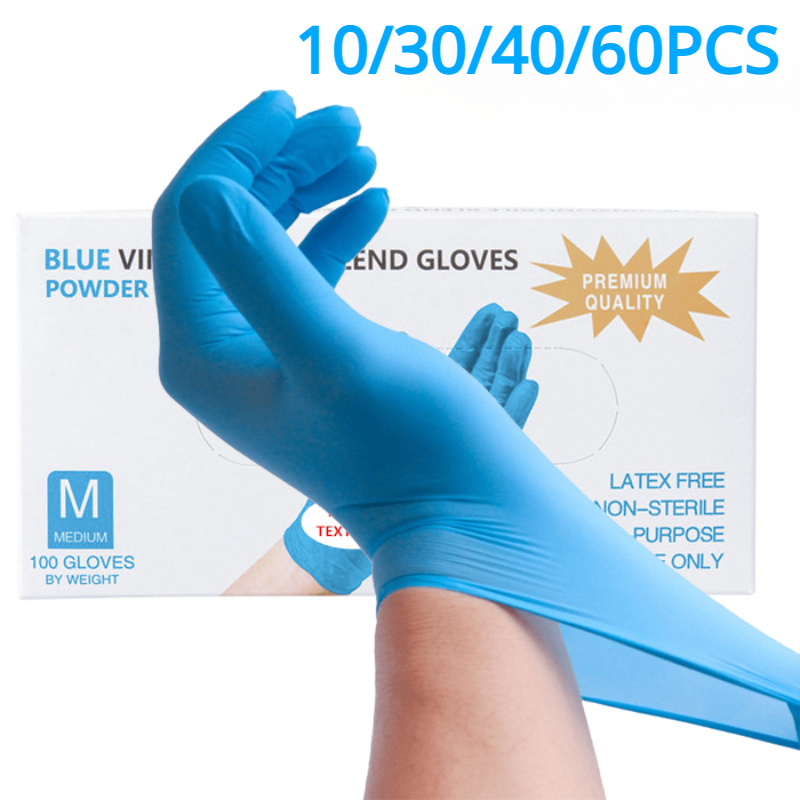 10/30/40/60PCS Luvas descartáv - Medical Gloves avaliação e preço