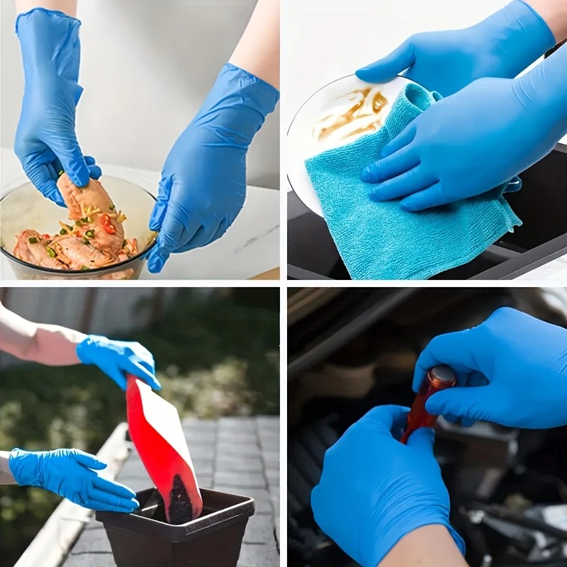 10/30/40/60PCS Luvas descartáv - Medical Gloves avaliação e preço