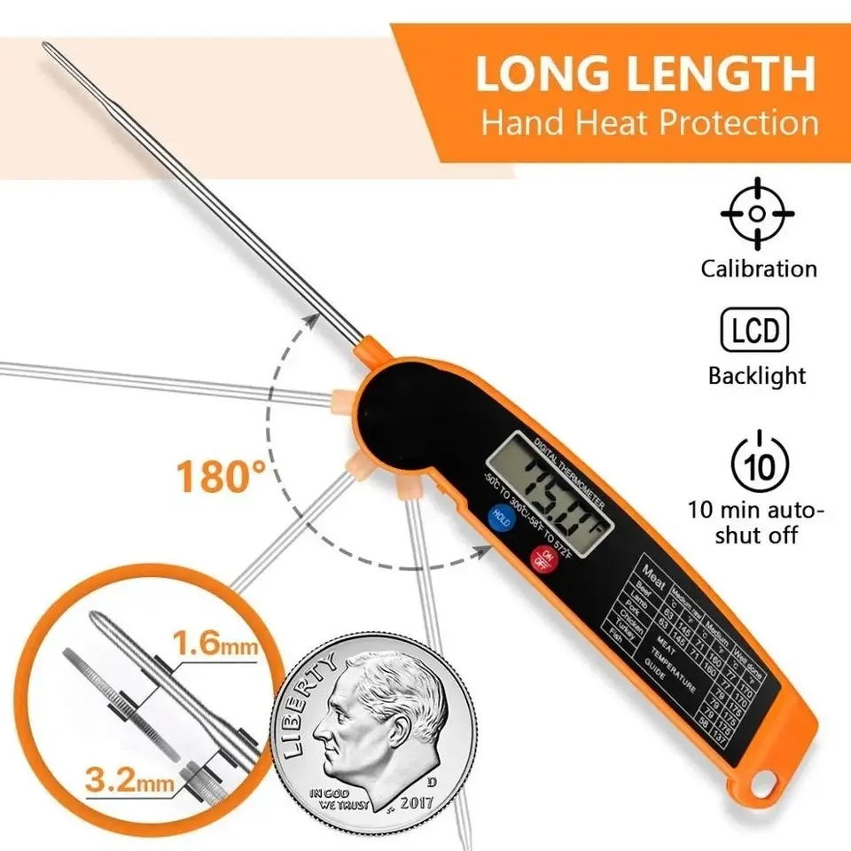 Waterproof Digital Kitchen Foo - Thermometer Digital avaliação e preço