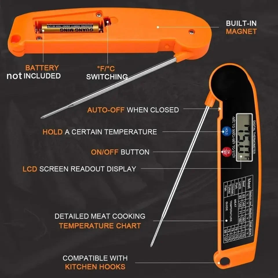 Waterproof Digital Kitchen Foo - Thermometer Digital avaliação e preço