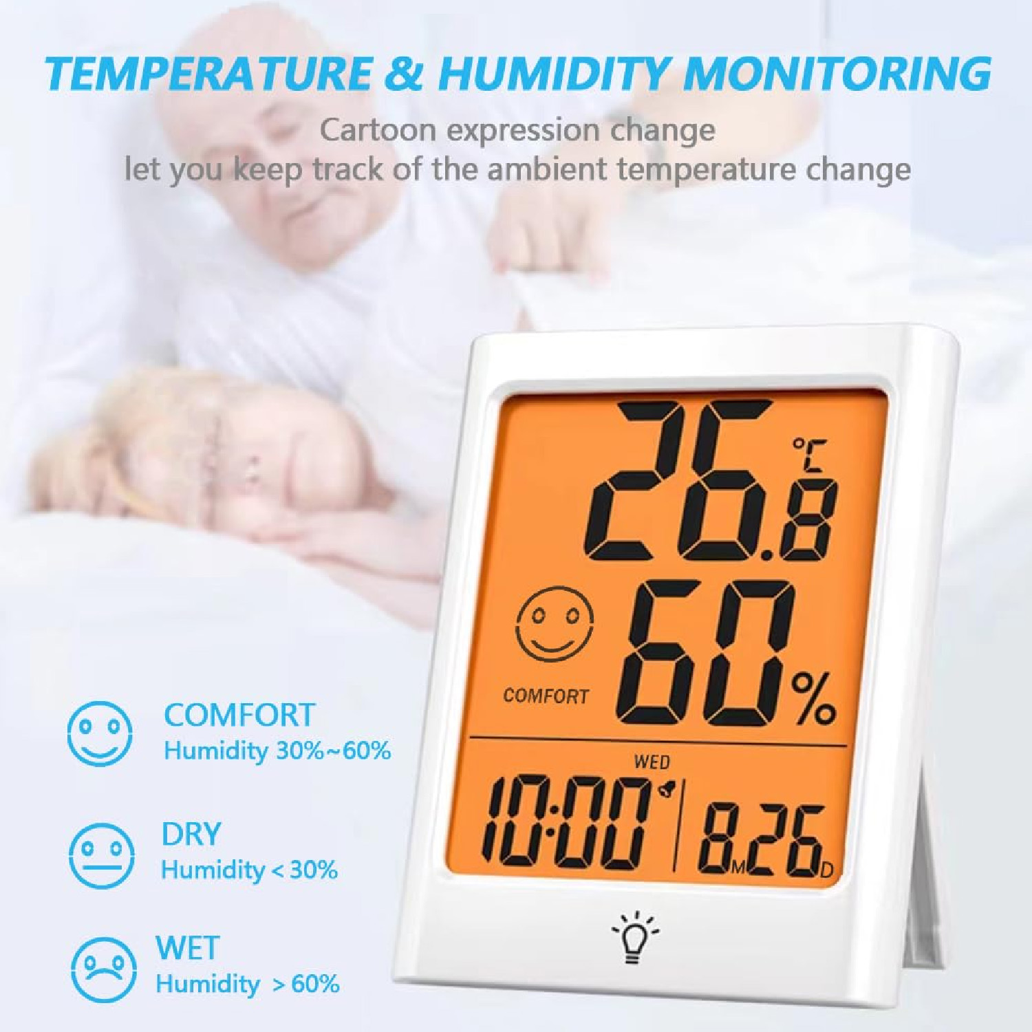 Termômetro e higrômetro digita - Thermometer Digital avaliação e preço